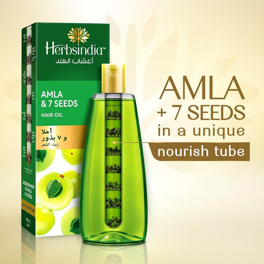 Herbs India Amla & 7 Seeds Hair Oil