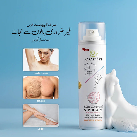 Ecrin Hair Removal Foaming Spray – Fresh Formula (200ml)