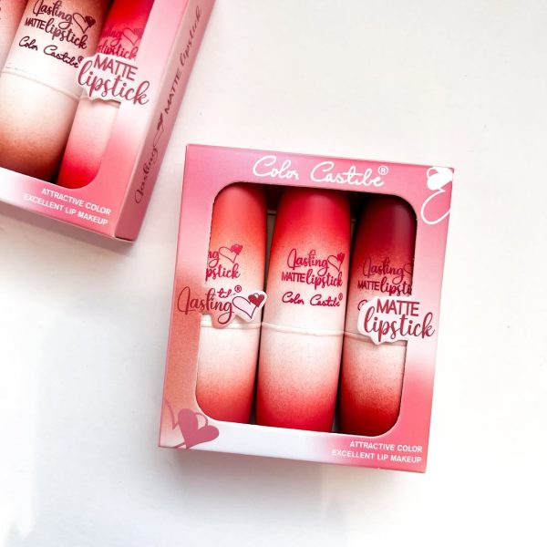 Color Castle Lipsticks Pack of 3