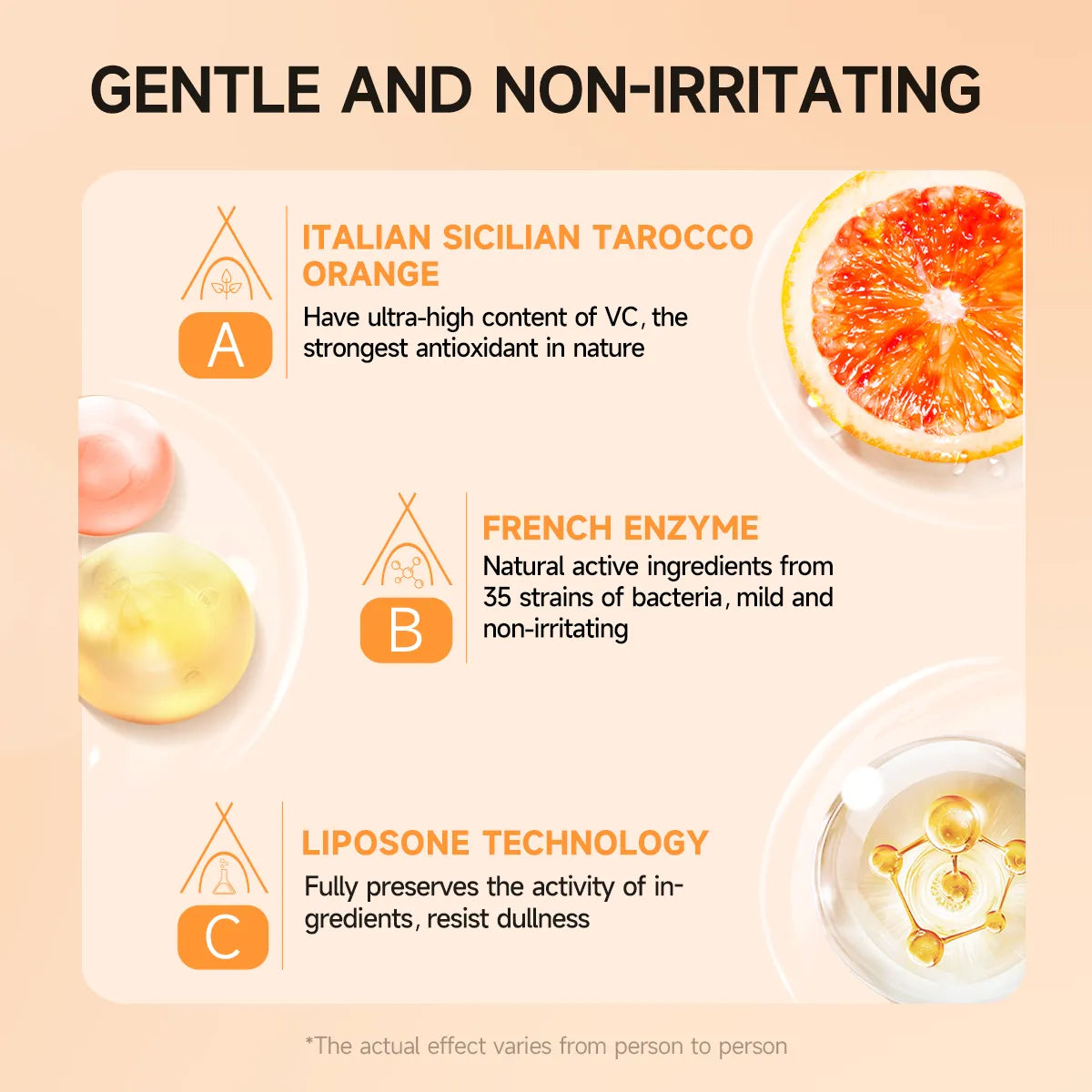 Orange Enzyme Exfoliating Gel – Brightening & Radiant Skin (50ml)