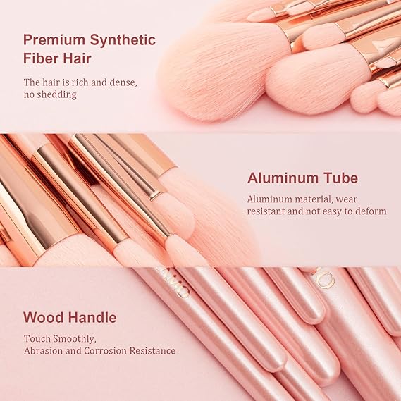 Sweet Beauty 07 Pcs Makeup Brush Set