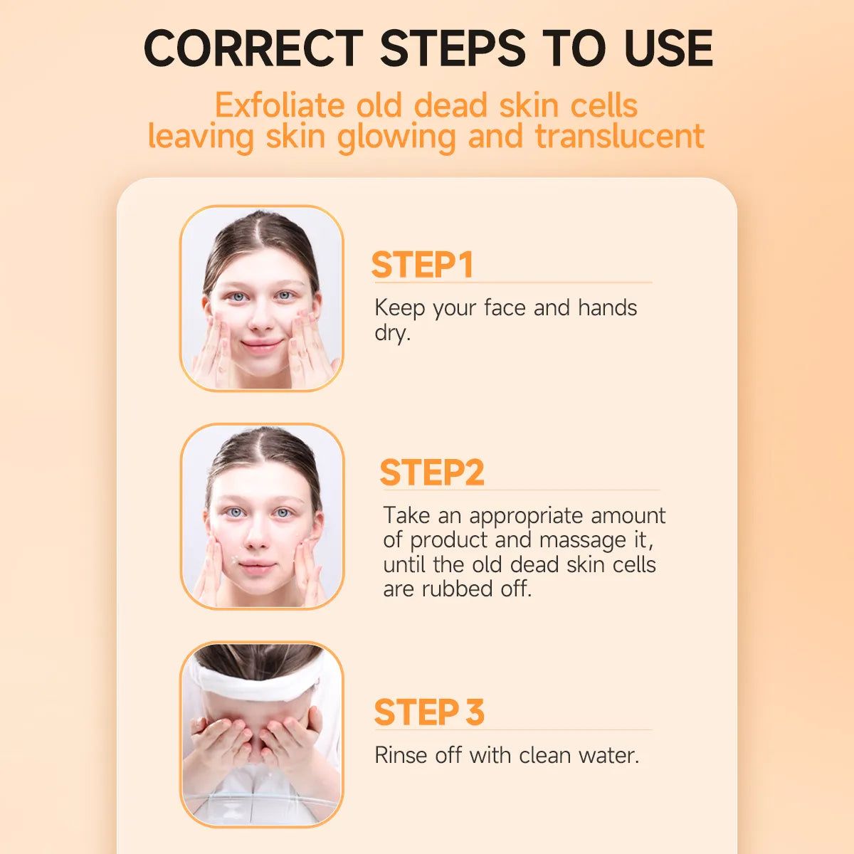 Orange Enzyme Exfoliating Gel – Brightening & Radiant Skin (50ml)