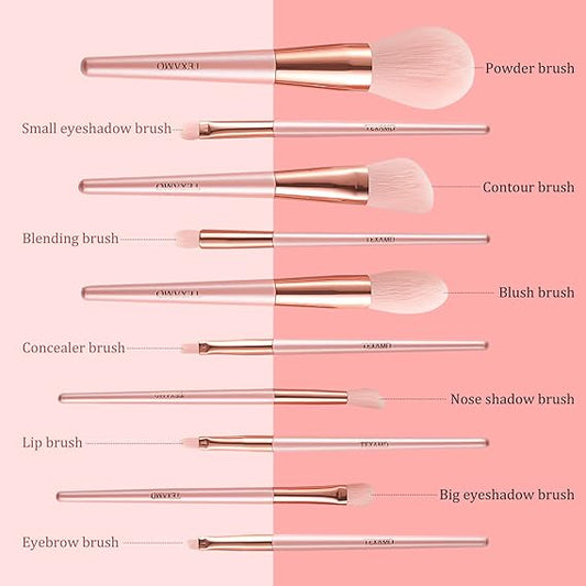 Sweet Beauty 07 Pcs Makeup Brush Set