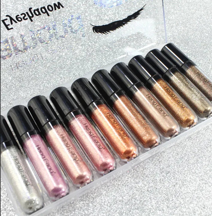 Shine Diamond Glitter Eyeshadow (Pack Of 10)