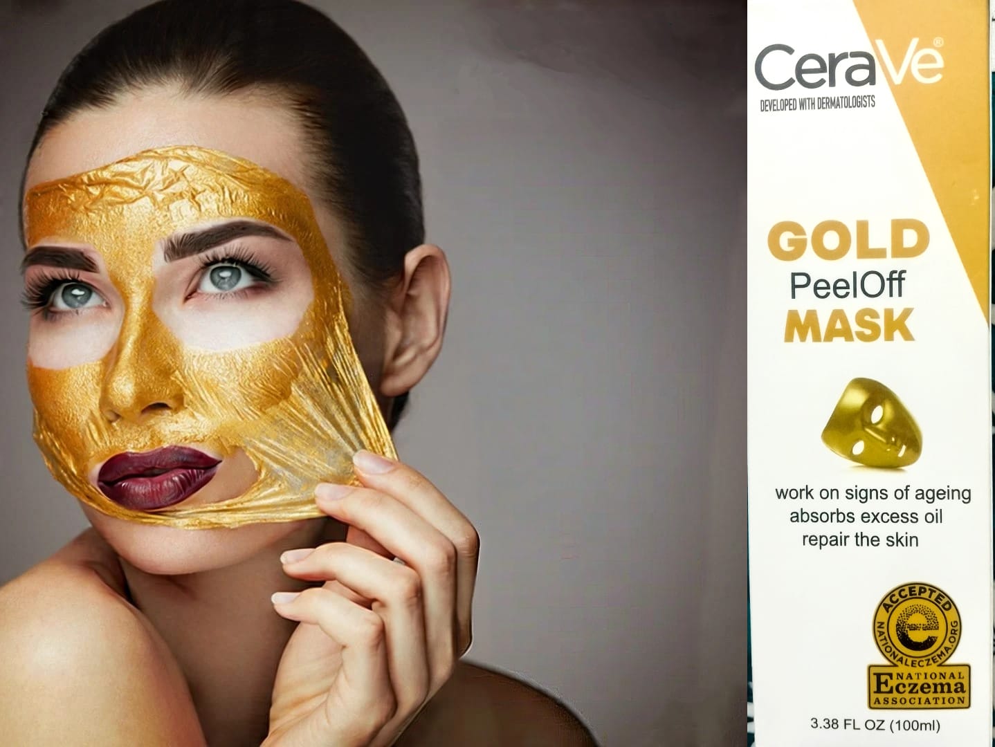 CeraVe Radiant Glow Peel-off Gold Mask